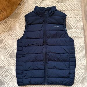 Lands' End Dark Blue Quilted Vest